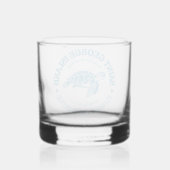 St George Island (zee schildpad) Whisky Glas (Achterkant)