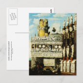 St. George Kills Dragon François de Nomé Fine Art Briefkaart (Voorkant / Achterkant)