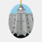St. George LDS Temple Keramisch Ornament (Voorkant)
