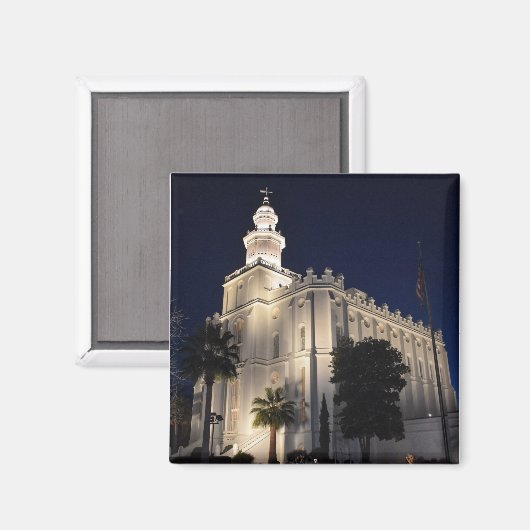 St. George LDS Temple Magnet (Voorkant / Achterkant)