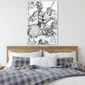 St. George on Horseback, 1507 Canvas Afdruk (Insitu (Slaapkamer))