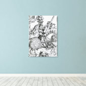 St. George on Horseback, 1507 Canvas Afdruk (Insitu (Houten vloer))