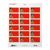 St. George on Horseback (BS 01) Etiket (Full Sheet)