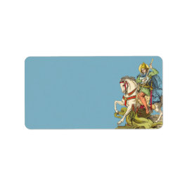 St. George on Horseback (BS 01) Etiket