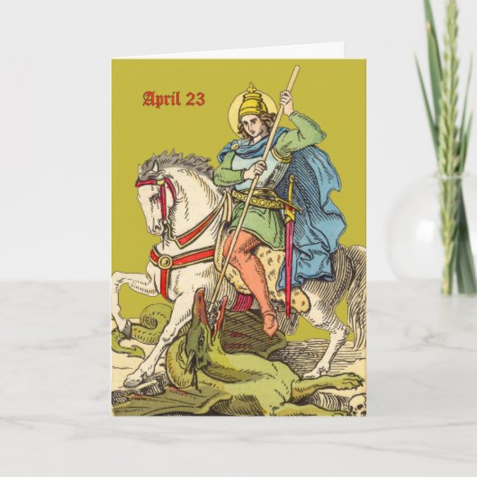 St. George on Horseback (BS 01) Kaart (Voorkant)