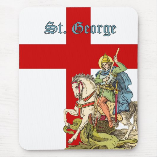 St. George on Horseback (BS 01) Muismat (Voorkant)