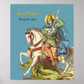 St. George on Horseback (BS 01) Poster (Voorkant)