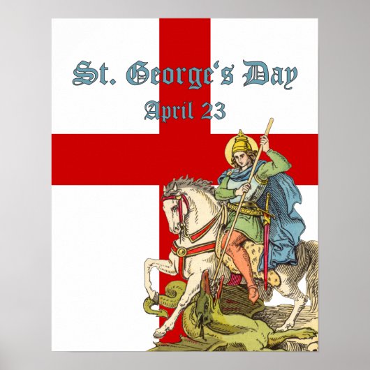 St. George on Horseback (BS 01) Poster (Voorkant)