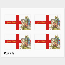 St. George on Horseback (BS 01) Rechthoekige Sticker