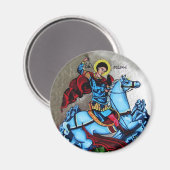 St George Orthodox Icoon Magnet (Voorkant / Achterkant)