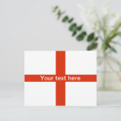 St George Postcard (personaliseer jouw tekst) Briefkaart (Staand voorkant)