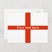 St George Postcard (personaliseer jouw tekst) Briefkaart (Voorkant / Achterkant)