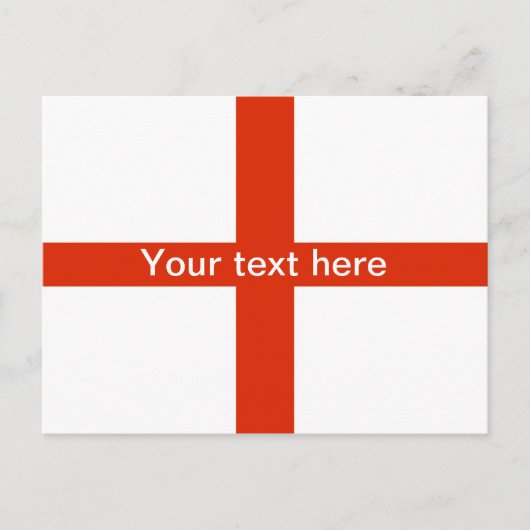 St George Postcard (personaliseer jouw tekst) Briefkaart (Voorkant)
