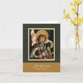 St. George Pray voor ons Kaart (Gele Bloem)