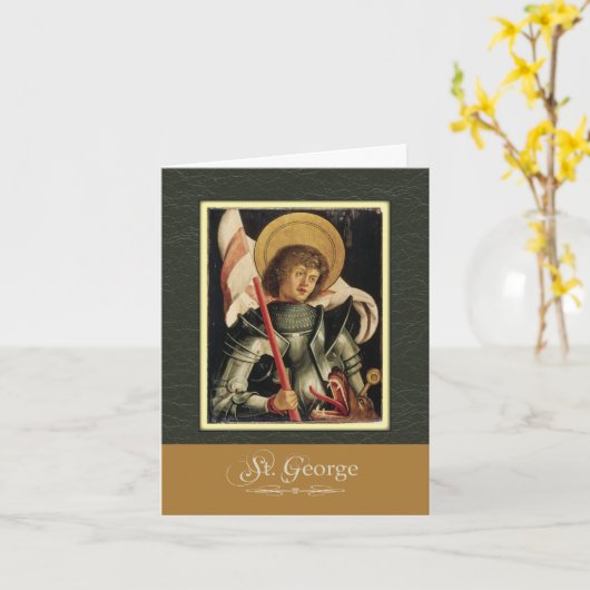 St. George Pray voor ons Kaart (Gele Bloem)