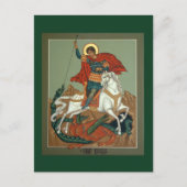 St. George Prayer Card Briefkaart (Voorkant)