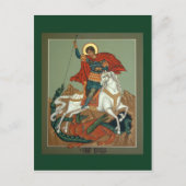 St. George Prayer Card Briefkaart (Voorkant)