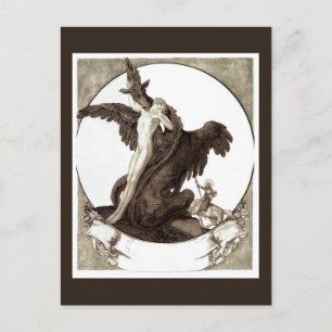 St. George redding een Maiden uit een draak Briefkaart