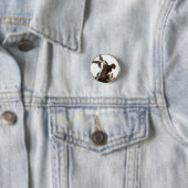 St. George redding een Maiden uit een draak Ronde Button 3,2 Cm (In situ)