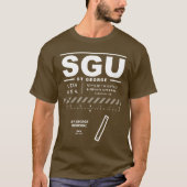 St. George Regional Airport SGU T-shirt (Voorkant)