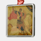 St. George slaapt de draak Metalen Ornament (Links)