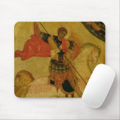 St. George slaapt de draak Muismat (Met muis)