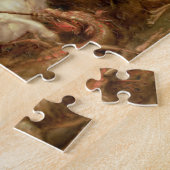 St. George slaying the dragon (olie op het paneel) Legpuzzel (Zijkant)