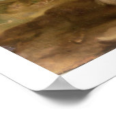 St. George slaying the dragon (olie op het paneel) Poster (Hoek)