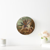 St. George slaying the dragon (olie op het paneel) Ronde Klok (Huis)