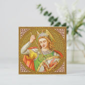 St. George (SNV 13) Blank Square Wenskaart (Staand voorkant)