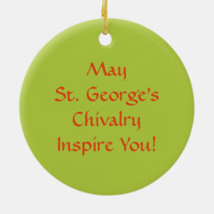 St. George (SNV 13) Keramisch Ornament