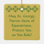 St. George (SNV 13) Keramisch Ornament (Achterkant)