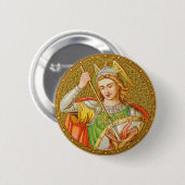 St. George (SNV 13) Ronde Button 5,7 Cm (Voorkant /achterkant)