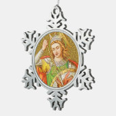 St. George (SNV 13) Tin Sneeuwvlok Ornament (Rechts)