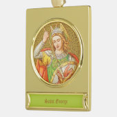 St. George (SNV 13) Verguld Banner Ornament (Links)