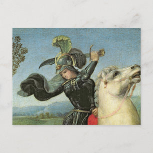 St. George Struggling met de Draak Briefkaart