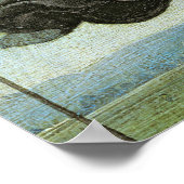 St. George Struggling met de Draak Poster (Hoek)