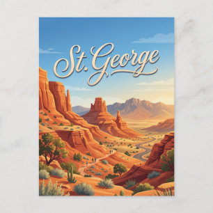 St. George, Utah Briefkaart