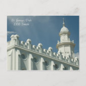 St. George, Utah LDS Temple Briefkaart (Voorkant)