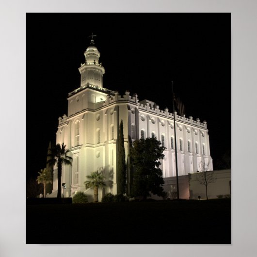 St. George, Utah LDS Temple Poster (Voorkant)