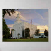 St. George Utah, LDS Temple Poster (Voorkant)
