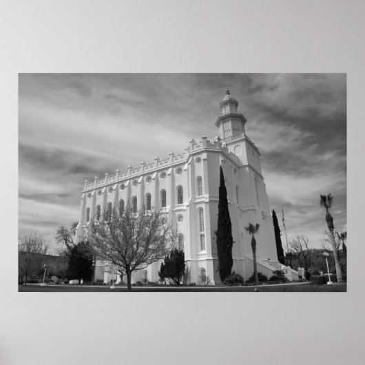 St. George, Utah LDS Temple Poster (Voorkant)