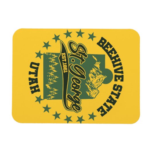 St. George, Utah Magneet (Horizontaal)