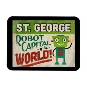 St. George Utah Robot - Funny  Magneet