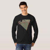 St. George Utah Throwback Retro T-shirt (Voorkant volledig)