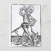 St. George, van het "Liber Chronicarum" Briefkaart (Voorkant)