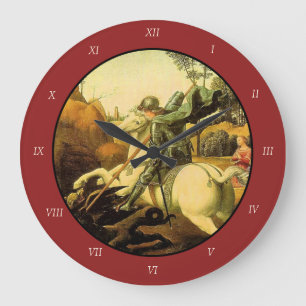St. George van Raphael "en de Draak" (circa 1505) Grote Klok
