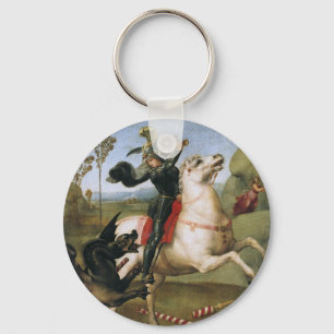 St. George vecht Dragon Raphael Fine Art Sleutelhanger