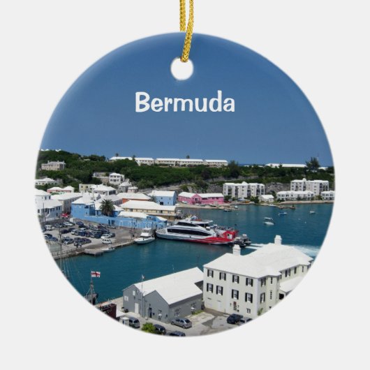 St. Georges, Bermuda Keramisch Ornament (Voorkant)