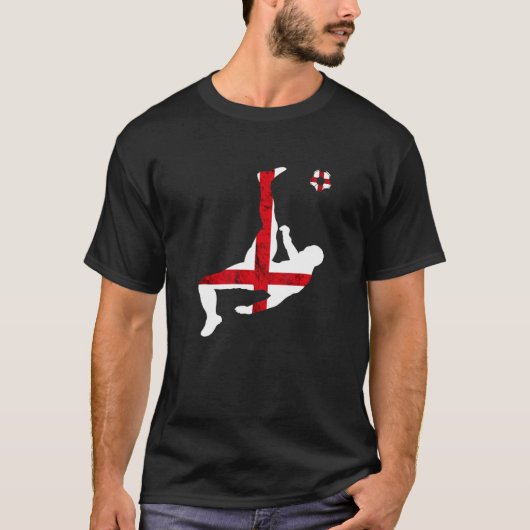 St George's Cross Rugby Team Engelse vlag Engels T-shirt (Voorkant)